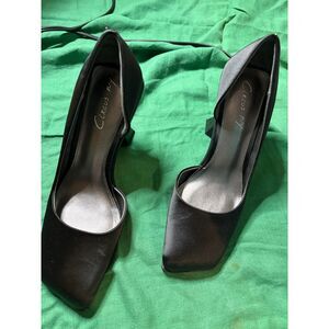 Fabulous and Funky Circus NY Rosemary Punk Retro Y2K Black Pump Heels Size 8